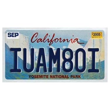 Imagem de OPO 10 - USA car License Plate Replica - Metal 12x6 inches : California (C05)