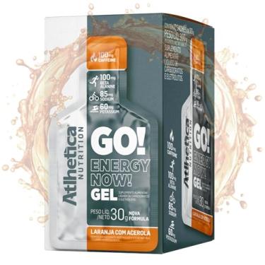 Imagem de GO ENERGY NOW GEL (10 sachês de 30g) Laranja com Acerola, Cor: Multicolorido ATLHETICA NUTRITION