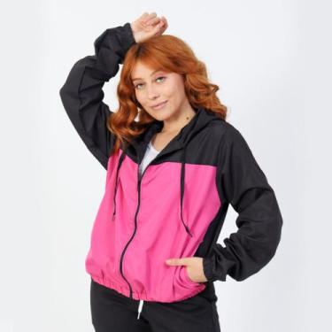 Imagem de Jaqueta Corta Vento Casaco Ziper Blusa Feminina e Masculina com capuz 