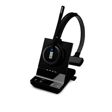 Imagem de Sennheiser Enterprise Solution Sdw 5034 (507008) - Fone De Ouvido Sem Fio Dect Unilateral (Mono) Para Conexão Com Softphone/Pc E Celular, Microfone Duplo Cancelamento Ruído Ultra, Preto