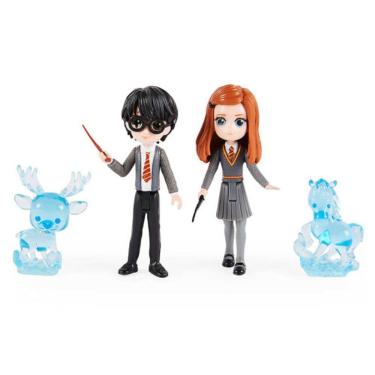 Imagem de Bonecos Harry Potter e Gina Amigos Mágicos com Patronos Sunny