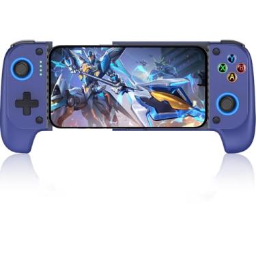 Imagem de Mocagen MC1 Mobile Gaming Controller, Phone Controller for iPhone/Android with Big Grip,RGB Light,Hall Effect Joystick, Cell Phone Slide Controller for Handheld Gaming