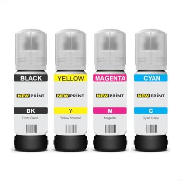 Imagem de 4x Refil Tinta 504 Compatível Epson L4260 L4150 L4160 L6171 L6270 T504