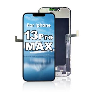 Imagem de Substituição de tela para iPhone 13 Pro Max, tela LCD Full HD por atacado, montagem de moldura digitalizadora de toque 3D com adesivo à prova d'água para (modelos A2484 A2641 A2643 A2644 A2645) 6,7