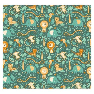 Imagem de Papel de Parede Adesivo Infantil Safari Quarto Bebe - 800pcp - Allodi