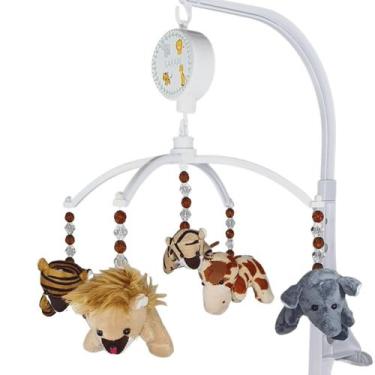Imagem de Móbile Berço Bebê Musical E Giratório Animais Da Floresta - Erich Baby