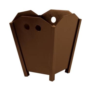 Imagem de Cesto para papel, Mdf Tabaco - Souza & Cia (Ref: 3111)