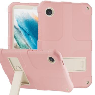 Imagem de Stweap Capa para Samsung Galaxy Tab A9 modelo 2023 de 8,7 polegadas (SM-X110/X115/X117), capa protetora híbrida de três camadas resistente à prova de choque com suporte para tablet Samsung A9 de 8,7