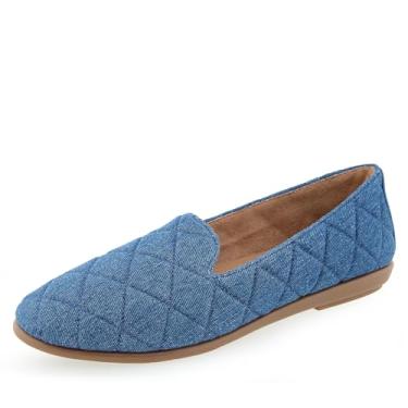 Imagem de Aerosoles Mocassim feminino Betunia, Jeans acolchoado azul médio, 38