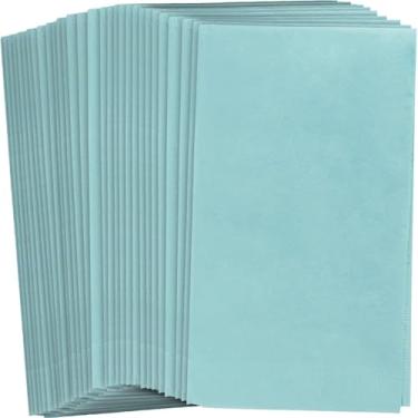 Imagem de Robin's Egg Blue Toalhas de hóspedes 2 camadas - 20 x 10 cm (pacote com 40) - Toalhas de mão de papel de luxo para festas e eventos