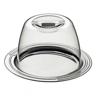 Imagem de Porta-queijo Tramontina Ciclo Em Aço Inox 20cm