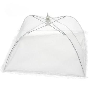 Imagem de Protetor de Tela Grande Dobrável Anti Inseto para Alimentos, Frutas, Bolos, Mosquiteiro, Galinheiro e Janela - Tampa Protetora com Tela de Proteção(1)