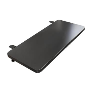 Imagem de ＫＬＫＣＭＳ Prateleira de extensão de mesa, bandeja para teclado, acessórios multifuncionais para adultos, economia de espaço para casa, fácil instalação, Preto