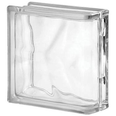 Imagem de Bloco De Vidro 1 Lado Acabamento Final 19X19X8 Tradestar