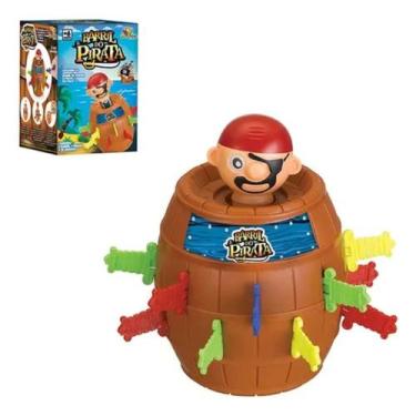 Imagem de Jogo Barril do Pirata Infantil Educativo Pronta Entrega - Atena