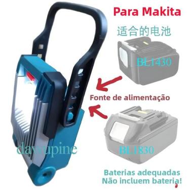 Imagem de Lanterna De Trabalho LED Com Bateria De Lítio 20V 18V Para Makita Dewa