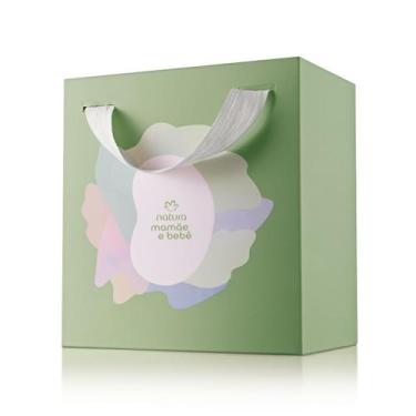 Imagem de Caixa de Presente Natura Mamãe e Bebê Verde 15x14x8cm