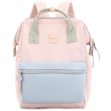 Imagem de Mochila himawari 1881-rosa/azul impermeável de lona 18L