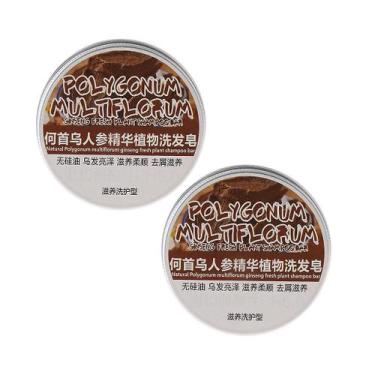 Imagem de Shampoo Bar para escurecer o cabelo - Condicionador orgânico natural e