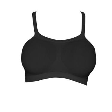 Imagem de Sutiã Top Hanes Bandini sem Costura H299 Preto - P, Preto, P