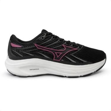 Imagem de Tênis Mizuno Jet 8 Feminino (Preto/Rosa, BR, Adulto, Numérico, 37)