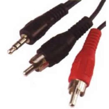 Imagem de Cabo de Áudio P2 X P/ 2 Rca Stéreo
