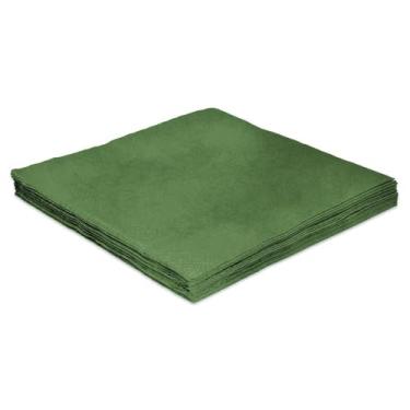 Imagem de Guardanapo De Papel Colorido 24Cm Folha Dupla Prata Festas (Verde)