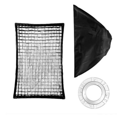 Imagem de SOU FOTO Softbox Bowens 80x120cm com Grid e Dupla Tela Difusora SBB-80120G2 para Estúdio Fotográfico