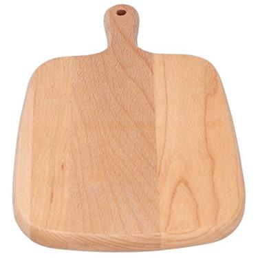 Imagem de ZJchao Placas de Charcutaria, Madeira que Serve Tábuas de Corte de Cozinha que Servem o Açougueiro de Bloqueio de Madeira Queijo de para Pizza, Pão, Queijo, Charcutaria, Frutas, Legumes (26.5*16*1.5)