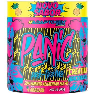 Imagem de Pré Treino Panic Adaptogen Super Concentrado 300g Abacaxi-Unissex