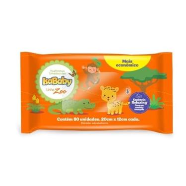 Imagem de Isababy – Toalha Umedecida Zoo 80 Unidades R815 | 90% Água, Hipoalergênica e Sem Álcool, Conforto e Suavidade para o Bebê