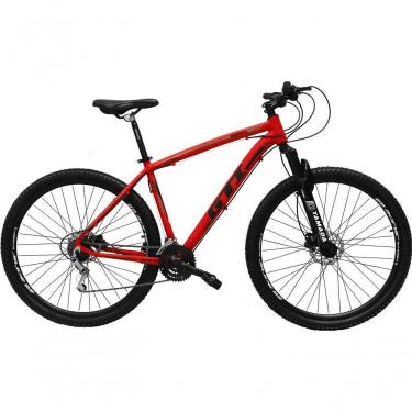 Imagem de Bicicleta Aro 29 Gti Roma Alumínio 21v Freio A Disco Hidráulico Garfo Com Suspensão - Vermelho Tam.19