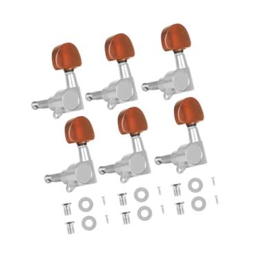 Imagem de Esquirla 6 Peças de Cravelhas de Afinação de Cordas de Guitarra, Instrumentos, Presentes para Guitarristas com 6 Parafusos