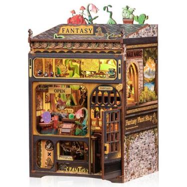 Imagem de Kit de casa em miniatura DIY Cutefun Book Nook Fantasy Plant Shop