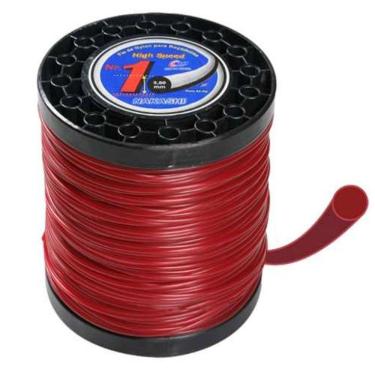 Imagem de Bobina Fio Nylon Roçadeira Redondo 2,5 Mm X 170 M 1kg