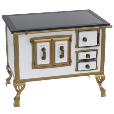 Imagem de Fogão a Lenha N 2 Colonial Premium Branco Saida Esquerda