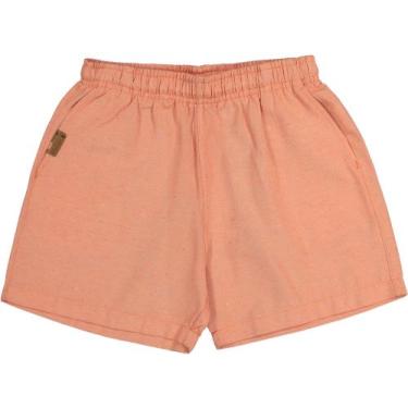 Imagem de Bermuda Infantil Ogochi Esporte Fino Estilo Linho Menino Ogochi Resort