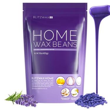 Imagem de Wax Beads BLITZWAX Lavender Hard Wax 450g para depilação