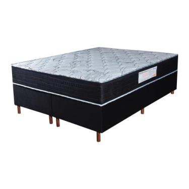 Imagem de Colchão King D45 Famille + Base 203X193X68 - Bom Pastor