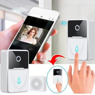 Imagem de Interfone Visual Inteligente Doméstico HD 1080P Bateria Duradoura Wi-f