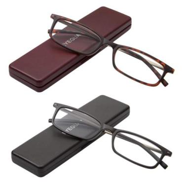 Imagem de Óculos EYEGUARD Slim Pocket Readers, lente de 50 mm, pacote com 2