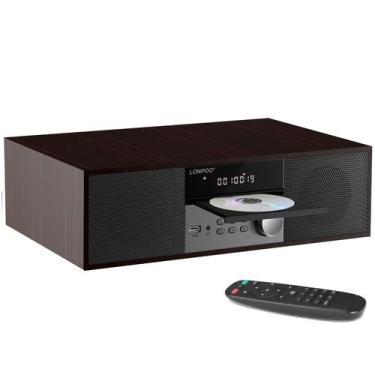 Imagem de Sistema de prateleira estéreo LONPOO LP-816 40W Bluetooth FM USB
