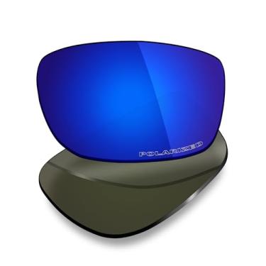 Imagem de Mryok Lentes de reposição polarizadas Plus para óculos de sol Oakley Tincan OO4082, HD Polarized, proteção UV, resistente a impactos e ajuste perfeito - Deep Blue
