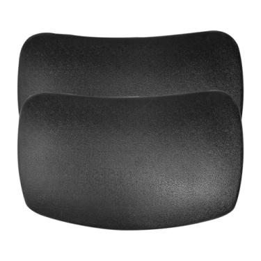 Imagem de TONGTONGFA Encostos de cabeça de substituição para peças Cal Spa, acessórios para banheira de hidromassagem 2020-2023, almofadas para banheira de hidromassagem, fácil de instalar (preto: pacote com 2