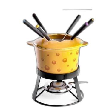 Imagem de Conjunto Fondue 11 Peças De Cerâmica 1 Lts Lana