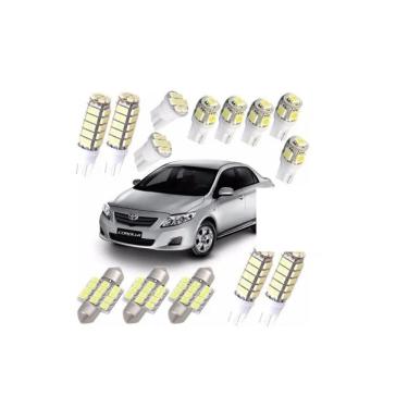 Imagem de Kit Lâmpadas Led Toyota Corolla 2009 A 2016 Super Branca