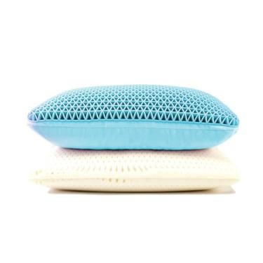 Imagem de Travesseiro Pampkin TPE Grid Support – Gel refrescante, espuma viscoelástica de fluxo de ar com sensação de nuvem – Hipoalergênico, ergonômico alívio da dor no pescoço e ombro – Travesseiro respirável