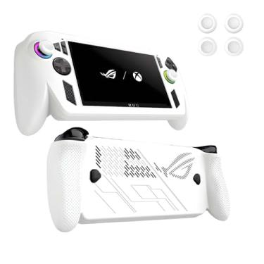 Imagem de Capa para ASUS ROG Xbox Ally X, capa de console de jogos NOUKAJU com teclas, antiqueda, anti-arranhões, à prova de choque, capa protetora de silicone para console de videogame portátil ASUS ROG Xbox