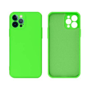 Imagem de Capinha Celular para iPhone 12 PRO Com Proteção de Câmera em Silicone com Interior Aveludado