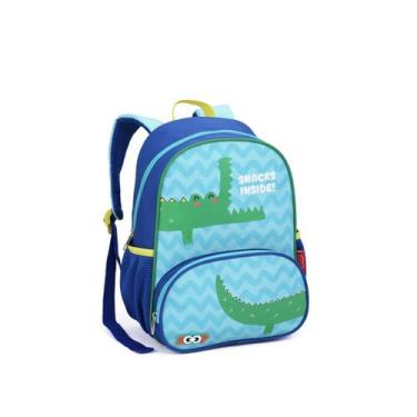 Imagem de Mochila Costas Infantil Creche Animais Leve e Confortável - Seanite, A